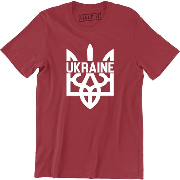 Ukrainian National Trident Ukraine Heritage National Day Mens Tee Shirt
