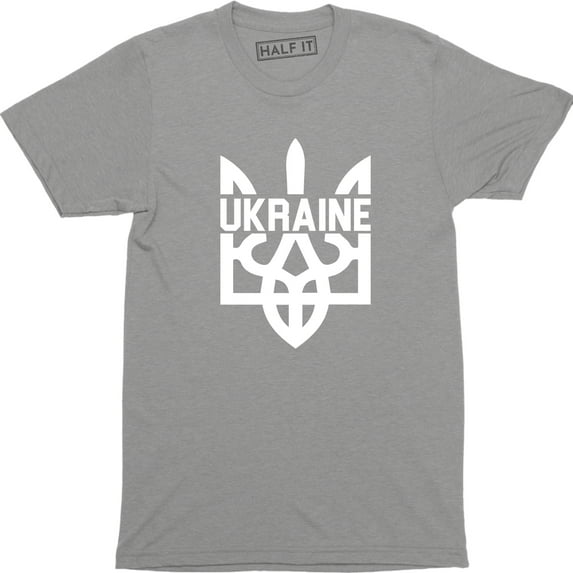 Ukrainian National Trident Ukraine Heritage National Day Mens Tee Shirt