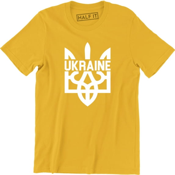 Ukrainian National Trident Ukraine Heritage National Day Mens Tee Shirt
