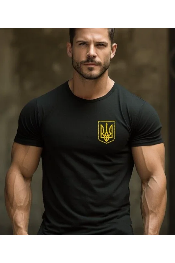 Ukrainian Trident Logo Zelenskyy Patriot Support Graphic Novelty Unisex T-Shirt up to Size 5XL