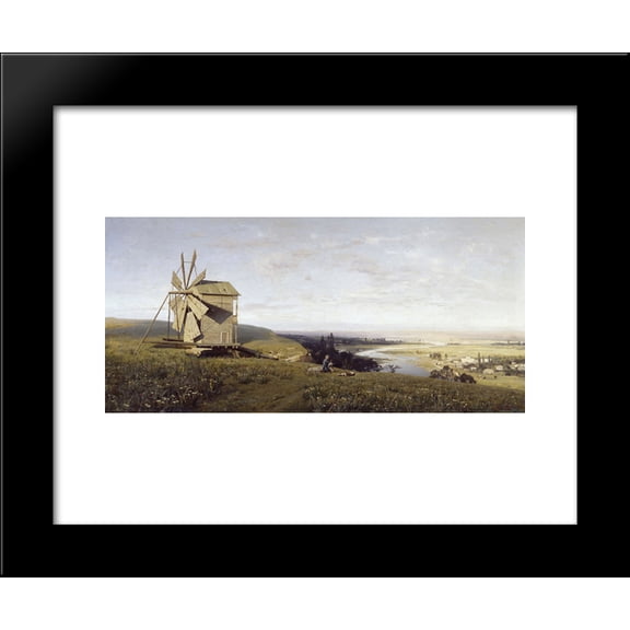 Ukrainian landscape 20x24 Framed Art Print by Orlovsky, Volodymyr