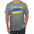 thumbnail image 1 of Ukranian Strong Vintage Men's Graphic T-Shirt, Heather Grey, 5X-Large, 1 of 4