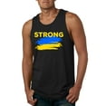 thumbnail image 1 of Ukranian Strong Vintage Mens Graphic Tank Top, Black, XX-Large, 1 of 4