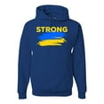 thumbnail image 1 of Ukranian Strong Vintage Unisex Graphic Hoodie Sweatshirt, Royal, XX-Large, 1 of 4