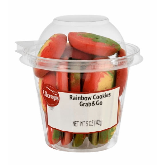 Ukrop's Rainbow Cookies Grab and Go, 5 oz