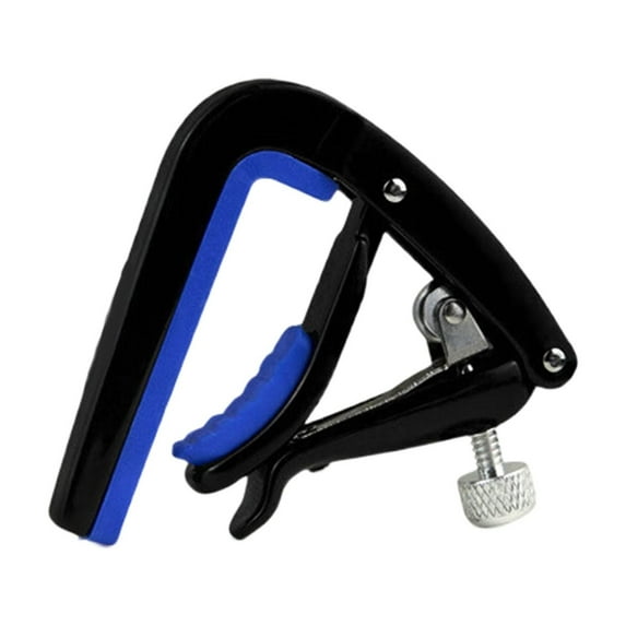 Ukulele Capo with Strong Spring Action Protects Neck Beginner Guitar Accessory Metal Texture for Various Guitar Types