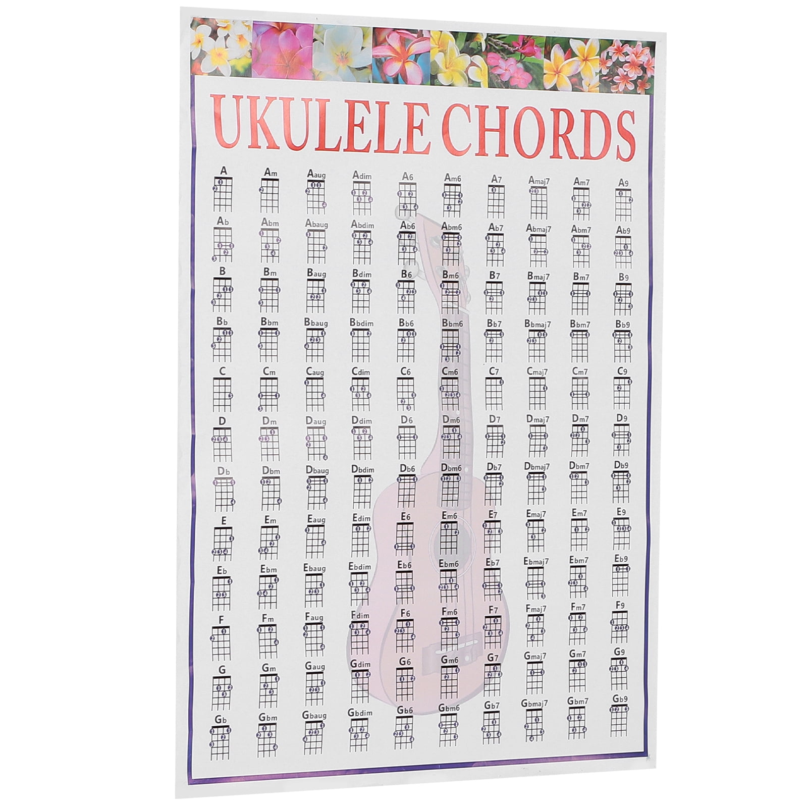 Ukulele Chord Chart, Wear Music Instrument Accessory Ukulele Chords