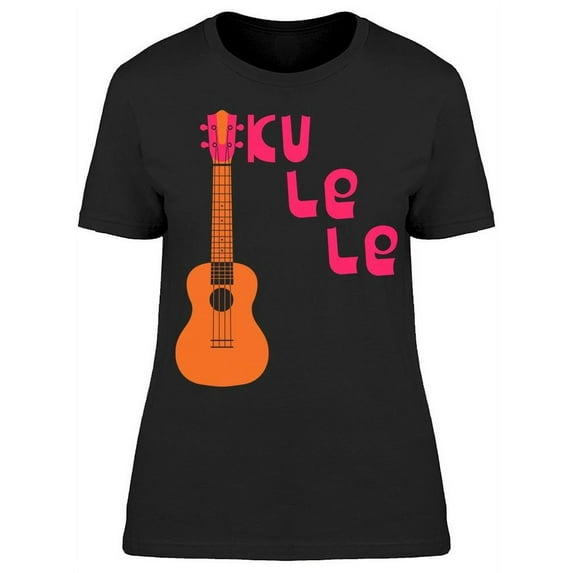 Ukulele Hawaiian Guitar T-Shirt Women -Image by Shutterstock, Female XX-Large