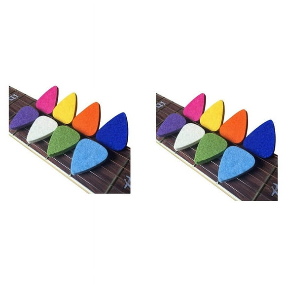 Ukulele Picks Felt Picks/Plectrums for Ukulele and Guitar,16 Pieces Guitar Picks,Multi-Color