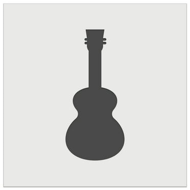 Ukulele Solid DIY Cookie Wall Craft Stencil - 5.5 Inch