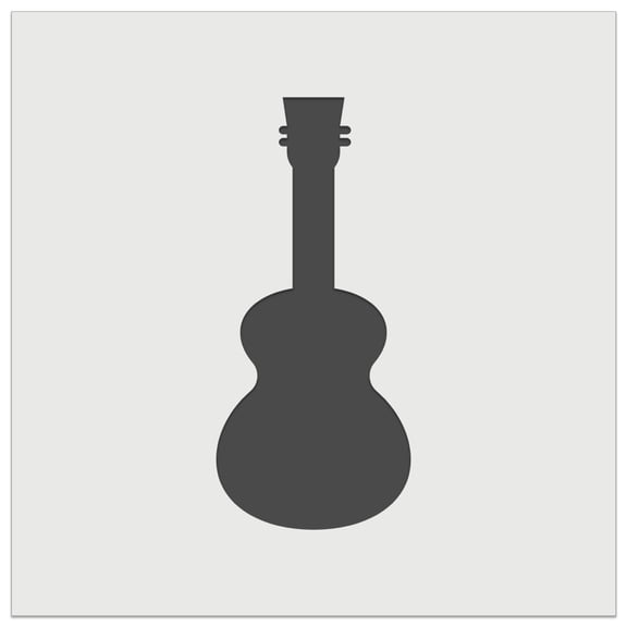 Ukulele Solid DIY Cookie Wall Craft Stencil - 5.5 Inch