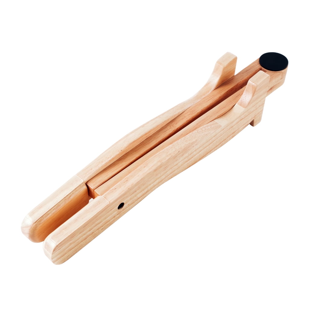 Ukulele Stand Wood Guitar Rack A-Frame Style Standing Musical Instrument Holder with Smooth Side for Ukuleles Violins