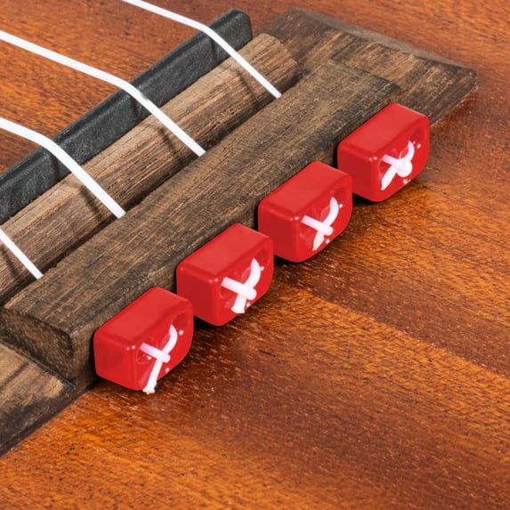 Ukulele Strings Beads Guitar String Tie for Nylon Strings Ukuleles