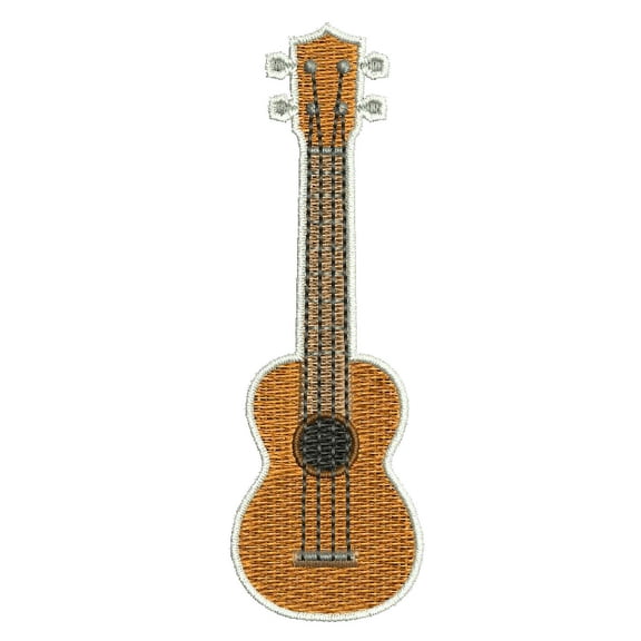 Ukulele Uke Iron-On Applique Patch for Garments