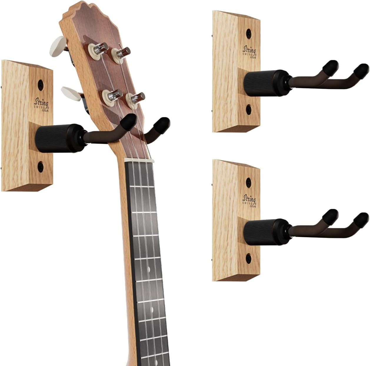 Ukulele Wall Mount Stand For Mandolin Uke Concert Pineapple Soprano Tenor And Baritone