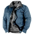 Ukumplol Heated Jackets for Men Mens Jackets Men'S Warm Lined Wool