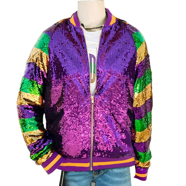 mardi gras sequin jackets