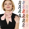thumbnail image 1 of Ukumplol Woman Scarf Silk Scarf for Women Scarf Small Scarf Wind 70*70cm Small Scarf Silk Simpled Small Decoration Women Scarf Seadscarf Scarf Neck Scarf for Women Pink One Size, 1 of 8