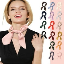 Ukumplol Woman Scarf Silk Scarf for Women Scarf Small Scarf Wind 70*70cm Small Scarf Silk Simpled Small Decoration Women Scarf Seadscarf Scarf Neck Scarf for Women Army Green One Size