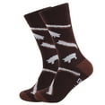 thumbnail image 1 of Ukumplol(clearance!) Mens Socks for Women If You Can Read This Casual Cotton Socks Street Mid Calf Socks Large Mid Calf Socks Christmas Socks ZCoffee A, 1 of 5