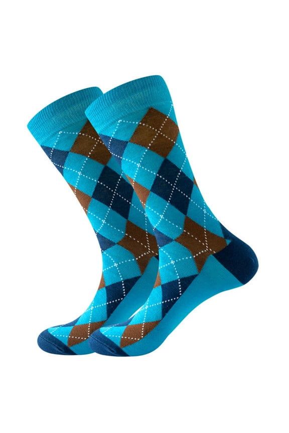 (clearance!) Socks for Women Mens Socks Christmas Socks Adult Unisex Square Printing Colorful Street Personality Medium Socks ZA One Size