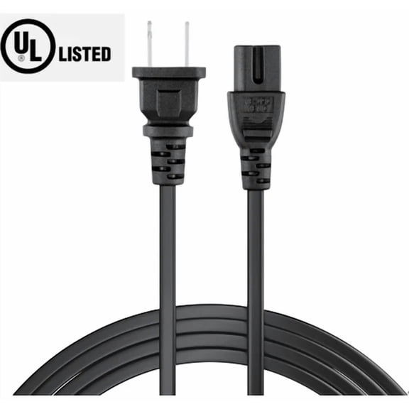 Ul 6Ft Ac Power Cord Cable For Insignia Ns-48Dr420Na16 Ns-55Dr420Na16