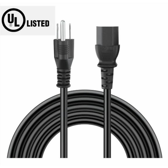 Ul 6Ftac Power Cord Cable For Dell Ultrasharp U3219Q U3419W U2719Dc U2419Hx Moni