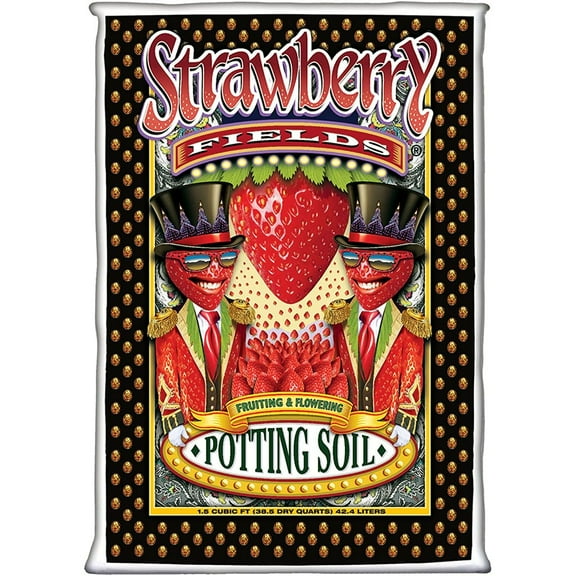 UlaREYoy Strawberry Fields Flowering Garden Potting Soil, 1.5 Cubic Feet (2 Pack)