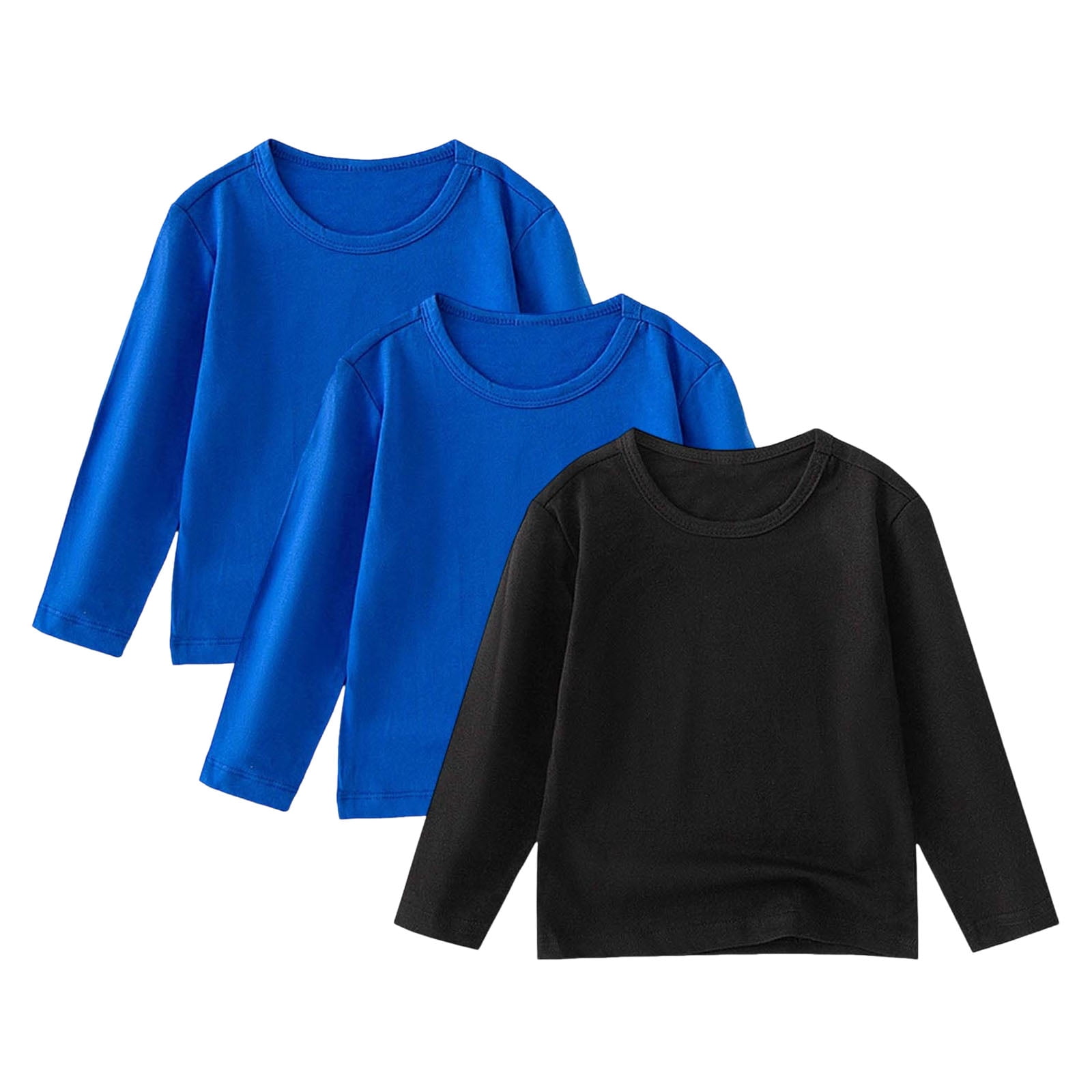 ulanda-3-pack-toddler-girls-cotton-long-sleeve-t-shirt-crewneck-solid