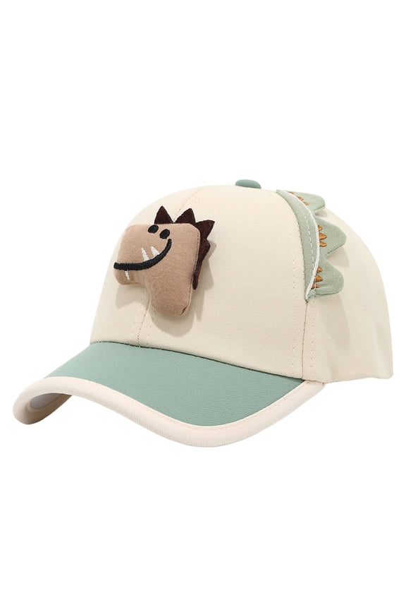 Baby Baseball Hat for Toddler Bear Sun Hats Cotton Infant Ball Caps Kid Adjustable Baseball Cap for Boys Girls 3-24M (Green, 3-8 Years)