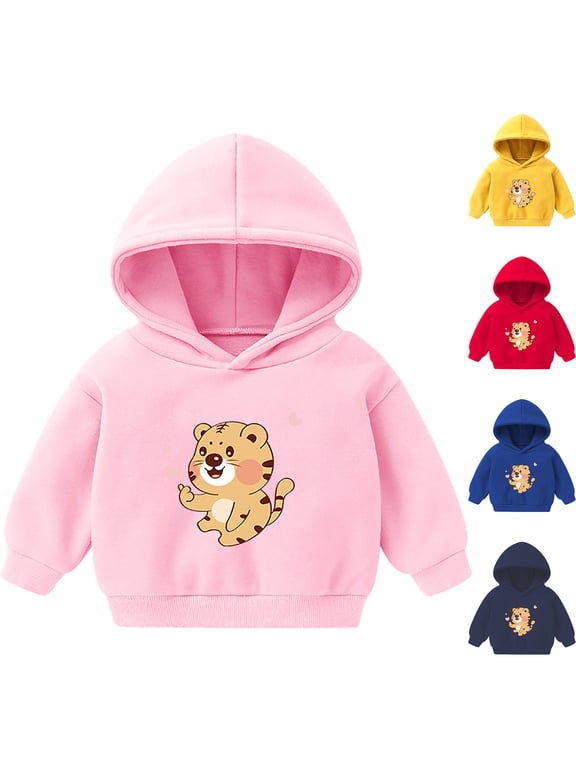 Baby Toddler Kids Boy Girl Solid Casual Pocket Hoodie Sweatershirt Pullover (Yellow, 12-18 Months)