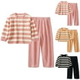 thumbnail image 1 of Ulanda Kids Toddler Pajama Set Boys Girls Fleece Winter Warm Flannel Loose Furry Set Plush Tops and Pants Outfit (Pink, 4-5 Years), 1 of 4