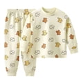 thumbnail image 1 of Ulanda Pajama Sets Long Sleeve Colorful Fishing Lures Soft Comfy Sleepwear 2 Piece PJS (Yellow, 6-12 Months), 1 of 6