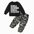 thumbnail image 1 of Ulanda Toddler Baby Boy Fall Clothes Long Sleeve Pullover Sweatshirt Tops Camouflage Pants 2Pcs Letter Print Outfit Set (Camouflage, 4-5 Years), 1 of 4