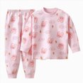 thumbnail image 1 of Ulanda Toddler Baby Boy Fall Winter Clothes Long Sleeve Sweatshirt Pullover Tops + Pants Outfit Set (Pink, 7-8 Years), 1 of 6