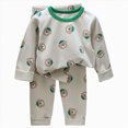 thumbnail image 1 of Ulanda Toddler Baby Girl Clothes 6 12 18 24 Months Fall Outfits Long Sleeve Pullover Tops Joggers Set, Two Piece Winter 2T 3T 4T Girls Clothing (Green, 12-18 Months), 1 of 4