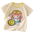 thumbnail image 1 of Ulanda Toddler T-Shirts Boys Short Sleeve Tees Cotton Casual Graphic Crewneck Summer Top for Kids (Yellow, 2-3 Years), 1 of 5