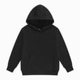 thumbnail image 1 of Ulanda Unisex Youth Solid Classic Hoodies Soft Hooded Pullover Sweatshirts for Children Boy Girl Hoodie with Drawstring (Black, 7-8 Years), 1 of 4
