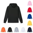 thumbnail image 1 of Ulanda Youth Solid Classic Hoodies Soft Hooded Pullover Sweatshirts for Children (3-14 Years) (Grey, 15-16 Years), 1 of 5