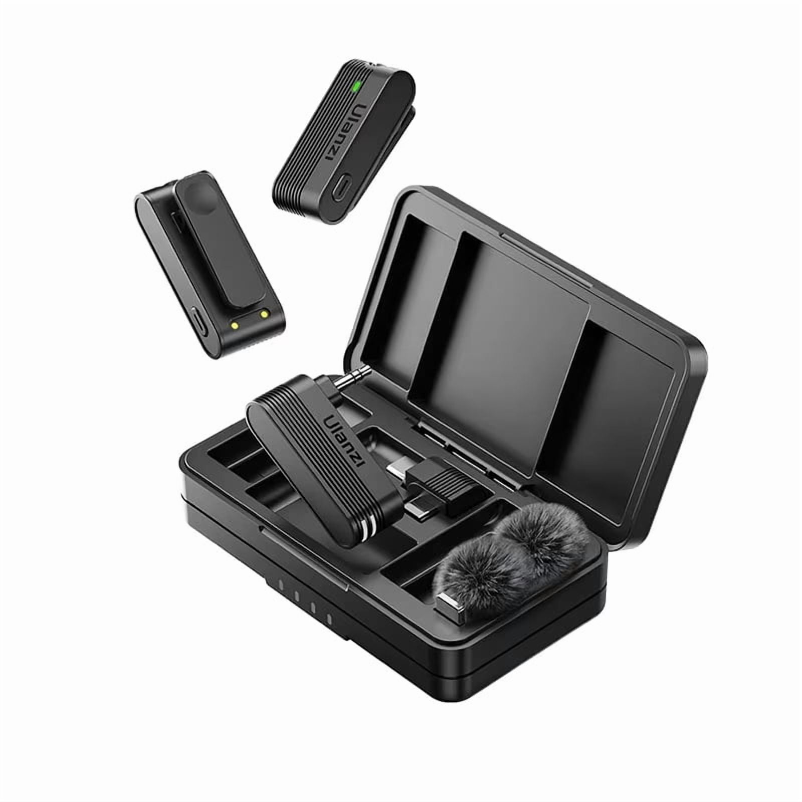 Ulanzi A100 Wireless Lavalier Microphone - J12 Upgrade, Real-Time ...