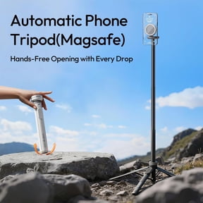 Ulanzi Automatic Tripod for iPhone, MT85 Magnetic Phone Tripod,60" Extendable Selfie Stick with Remote for Vlogging/Live