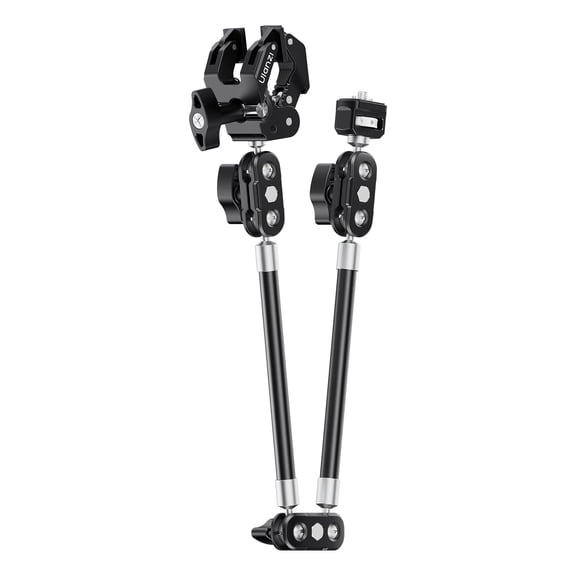 Ulanzi C078 360 Adjustable Magic Arm Kit with Super Clamp & Phone Holder, Heavy Duty Desk & Tube Mount for Smartphones, Cameras, Lights, Monitors, Compatible with iPhone & Android