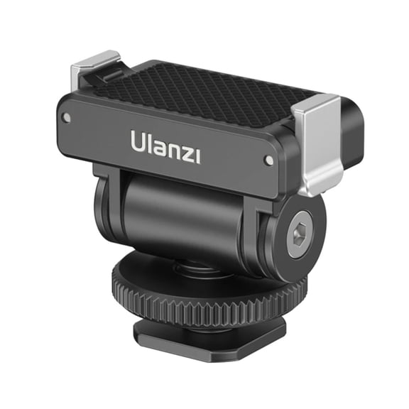 Ulanzi CA22 Cold Shoe Mount Adapter for DJI Osmo Action 6/5/4 and Pocket 3, Aluminum Alloy Cold Shoe Extension for Microphone and LED Light, Compact Camera Accessory Mount