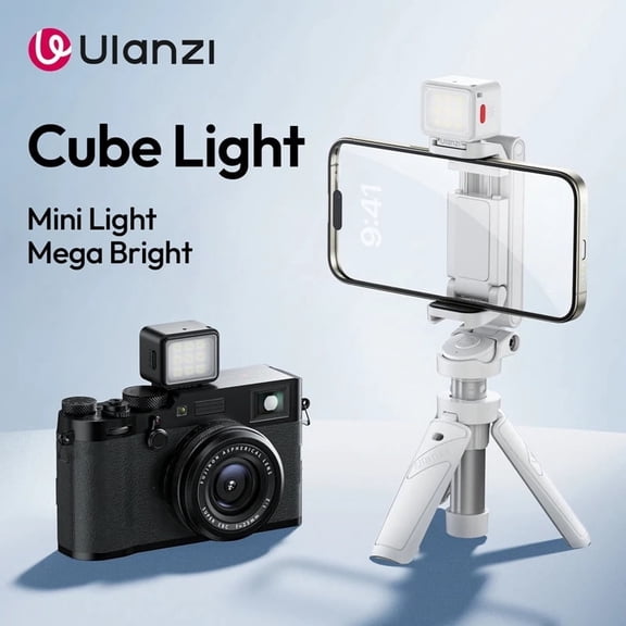Ulanzi DG01 Cube Light Video Light for Camera DJI Osmo Action 5/4/3 Pocket 3