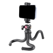 Ulanzi FT-01 Octopus Tripod Flexible For Phone SLR DSLR Camera With 1/4 Screw Ballhead Cold Shoe Smartphone Clip Selfie Stick