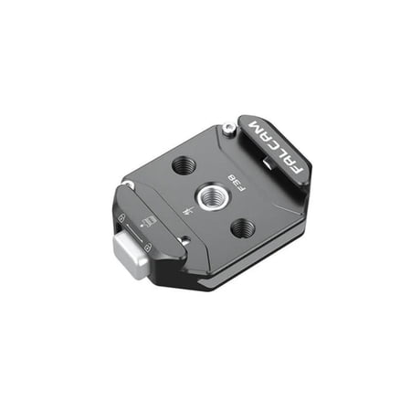Ulanzi Falcam F38 Multi-Hole Quick Release Base Plate for Camera, Aluminum Non-Slip Mount with 1/4" & 3/8" Threads for Tripod and Gimbal