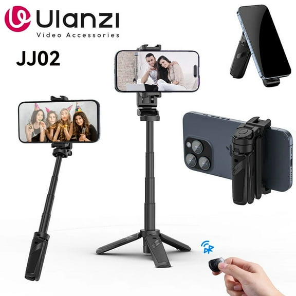 Ulanzi JJ02 Extendable Handgrip Tripod Pocket Size Selfie Stick Wireless Control