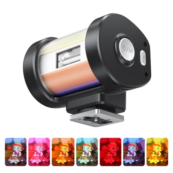 Ulanzi KL01 Kaleidoscope Mini Camera Flash, Hot Shoe Mount, 600 Flashes, Rechargeable