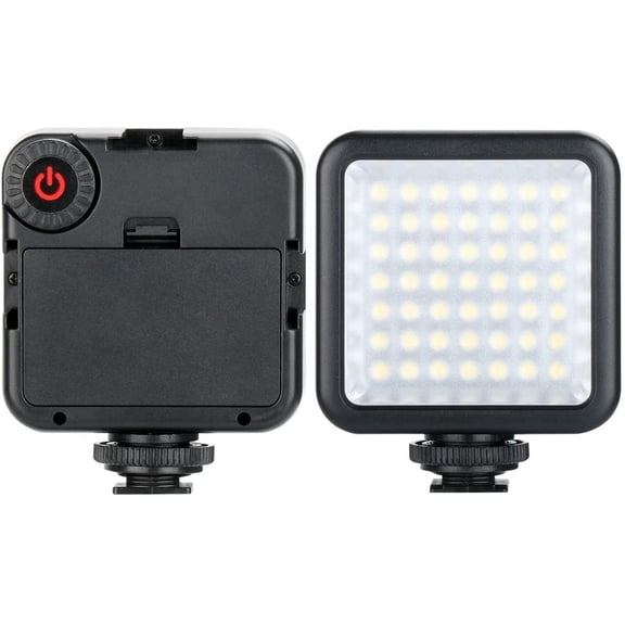 Ulanzi LED On-Camera Light - LED 49 Dimmable High Power Panel Video Light for DJI Ronin S SC OSMO Mobile 3 2 Zhiyun WEEBILL Smooth 4 Gimbal for Canon Nikon Sony Digital DSLR Cameras