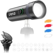 Ulanzi LM01 RGB Photography Flashlight 7500mAh 4 Color Portable LED Video Spotlight with 20 Patterned Light Filters for Video Recording